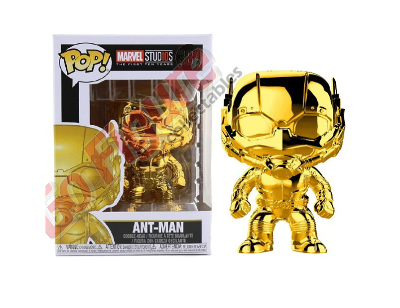 Marvel Studios 10th Anniversary Ant-Man Gold Chrome Pop! Vinyl Figure 384