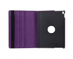 For iPad Air 3 (2019) Case,Lychee Texture Stand PU Leather Folio Cover,Purple