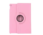 For iPad Air 3 (2019) Case,Lychee Texture Kickstand PU Leather Folio Cover,Pink