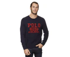 Polo Ralph Lauren Men's Cotton Graphic Sweater - Hunter Navy