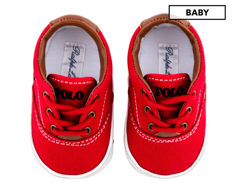 Polo Ralph Lauren Baby Vaughn Shoe - Red