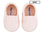 Polo Ralph Lauren Baby Bal Harbour Repeat Slip-On Shoes - Light Pink/White
