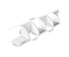 Artiss 5 Tier Corner Wall Shelf - White