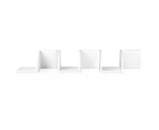 Artiss 5 Tier Corner Wall Shelf - White