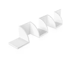 Artiss 5 Tier Corner Wall Shelf - White