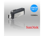 SANDISK 256GB Dual  USB 3.1 Type-C Flash Drive -SDDDC2-256G