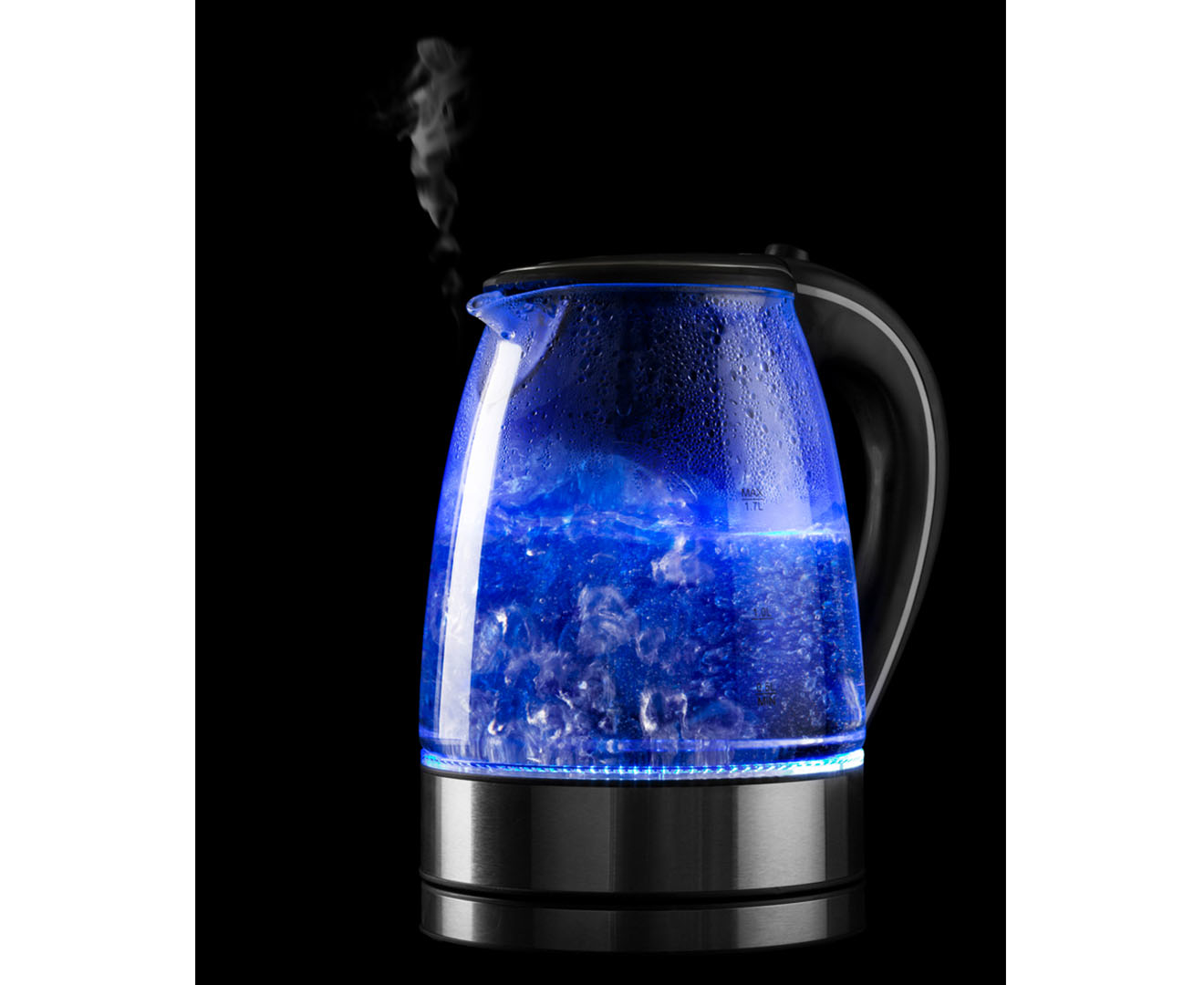 pursonic 1.7 l glass kettle