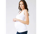 Ripe Maternity Embrace Nursing Tank Top - White