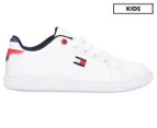 Tommy Hilfiger Boys' Iconic Court Shoe - White