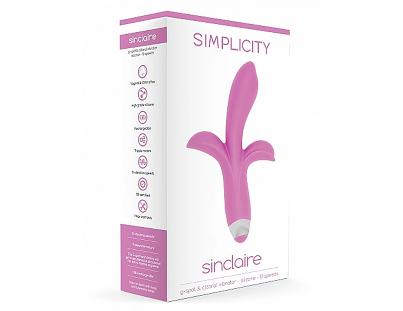 Simplicity Sinclaire G-Spot Vibrator - Pink