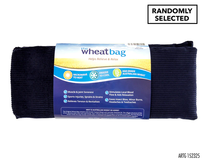 The Wheatbag 60x12cm Hot/Cold Neck Pillow - Randomly Selected