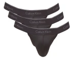 Calvin Klein Men's Microfibre Stretch Y-Back Thong 3-Pack - Black