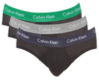Calvin Klein Men's Cotton Stretch Hip Brief 3-Pack - Black/Multi