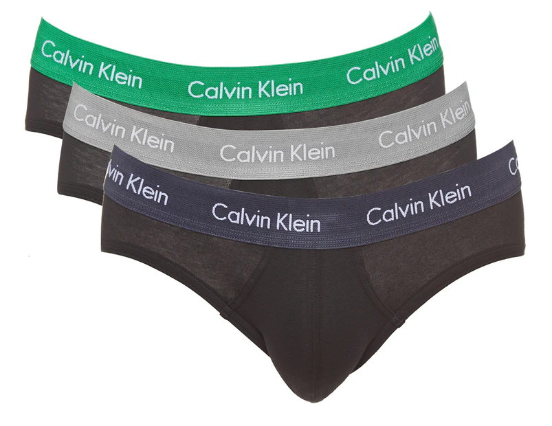 Calvin Klein Cotton Stretch Hip Brief 3-Pack Multi Black NU2661