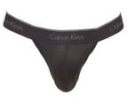 Calvin Klein Men's Microfibre Stretch Y-Back Thong 3-Pack - Black