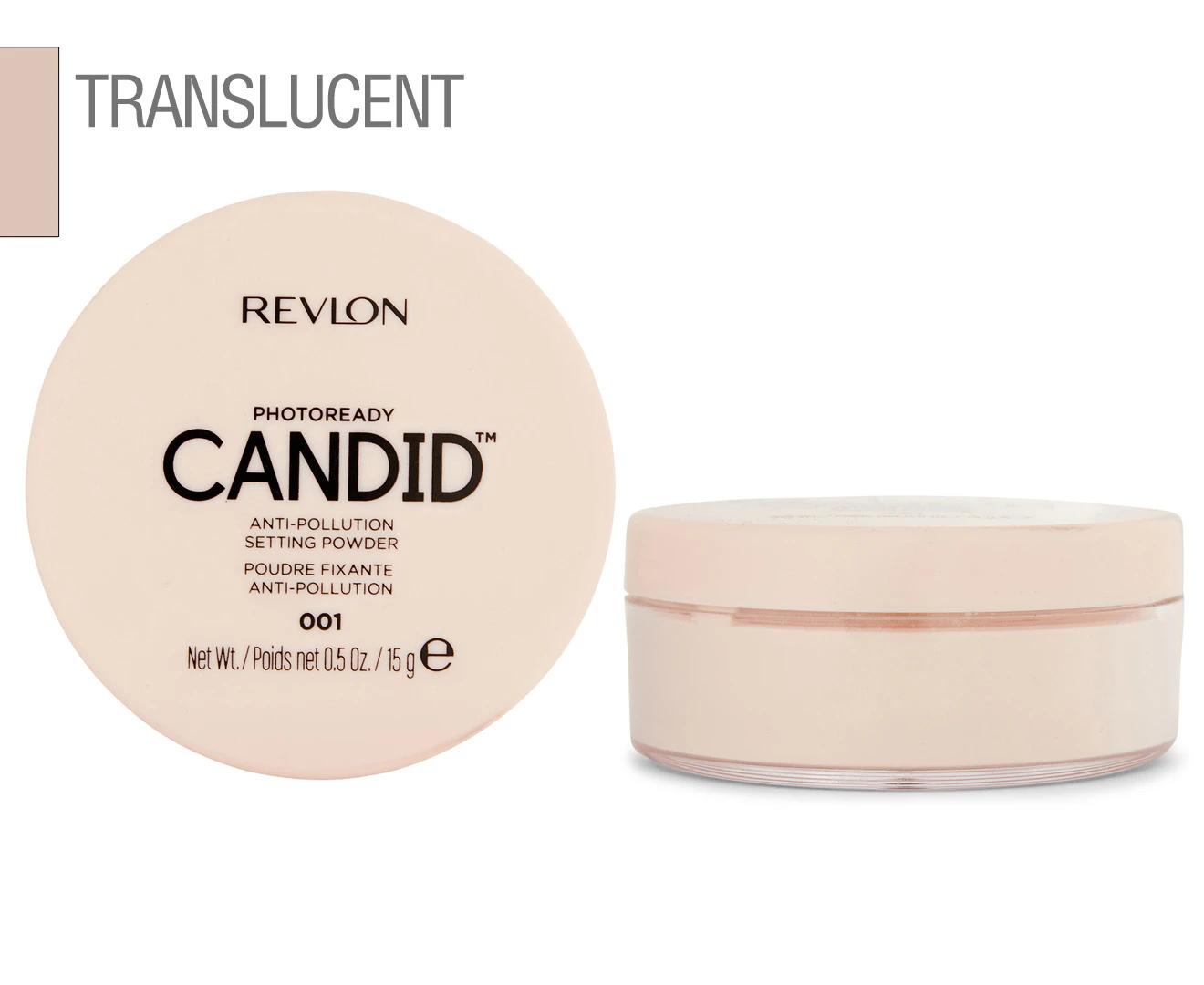 Revlon Photoready Candid Anti Pollution Setting Powder 15g 001 Translucent