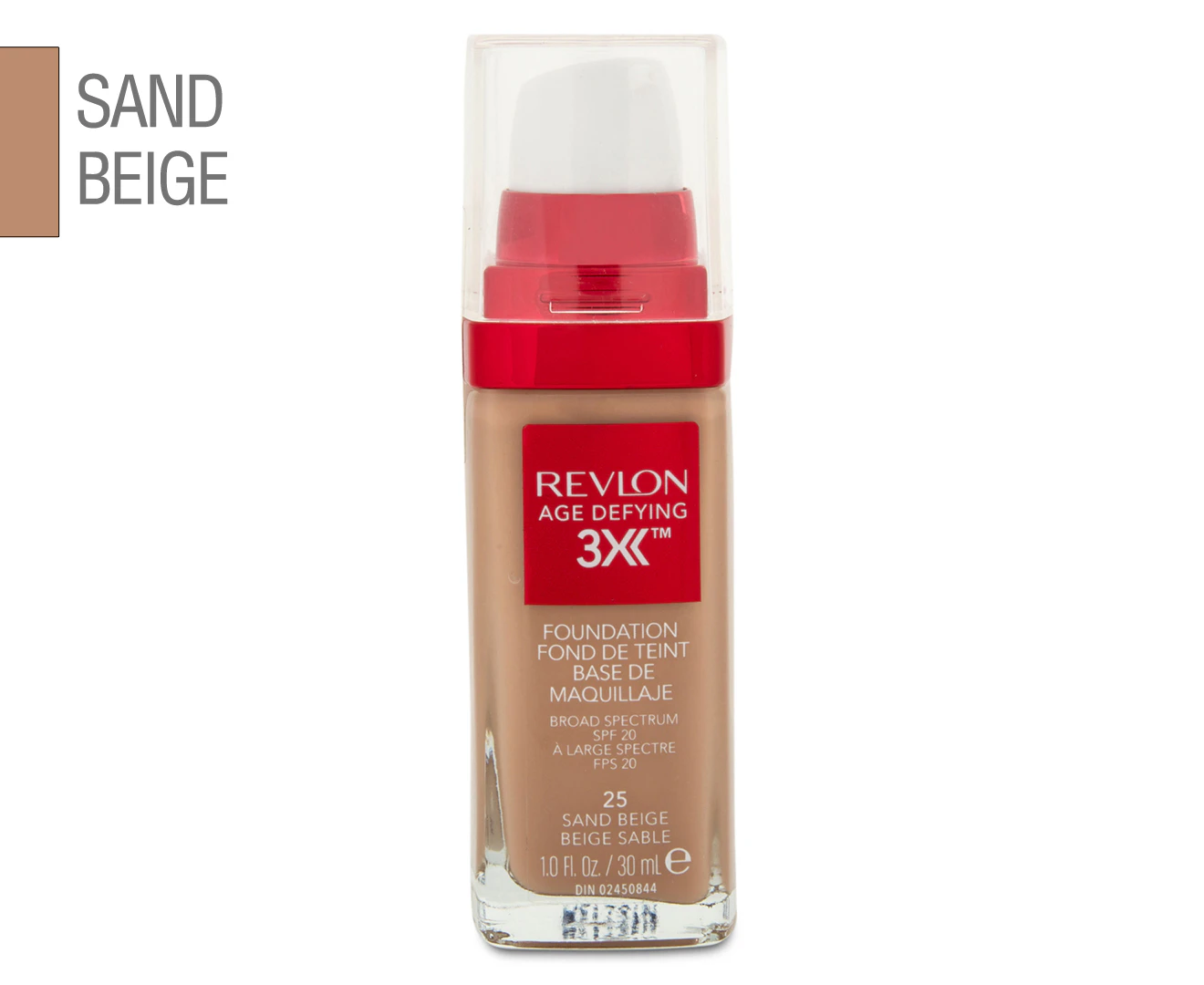 Revlon Age Defying 3X Foundation 30mL - Sand Beige