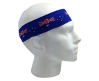 Aussie Flag Australia Headband For Tennis Australia Day Costume - Blue