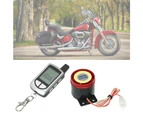 2 Way Motorcycle Alarm System with Remote Engine Start Remote Transmitter DC12V
