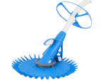 Swimming Pool Cleaner Floor Blue Climb Wall Automatic Vacuum 10m Hose