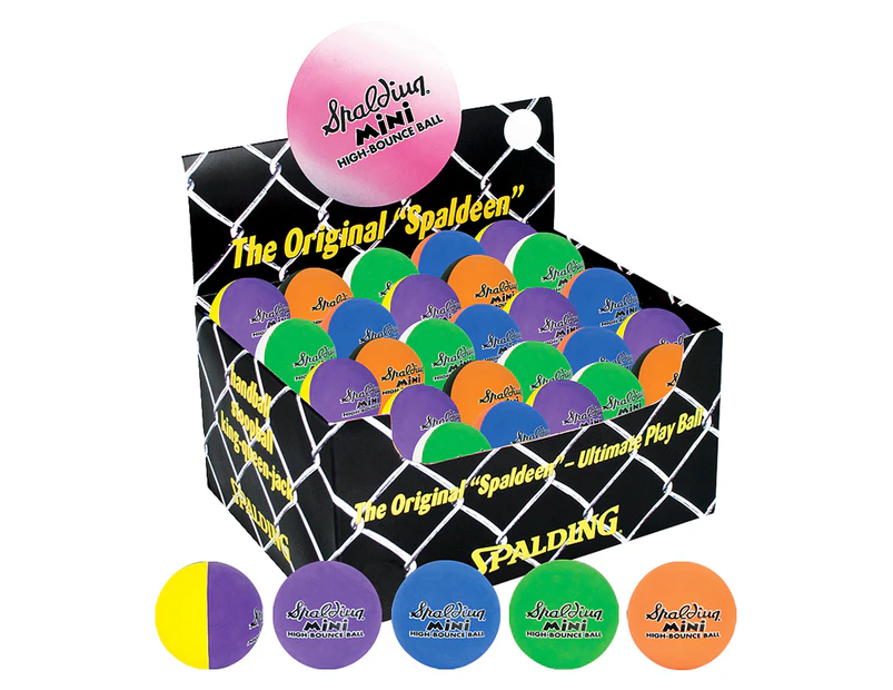 Spalding Mini High Bounce Ball 52-Pack - Multi