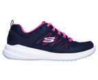 Skechers Women's Skybound Sports Training Shoes - Navy/Hot Pink