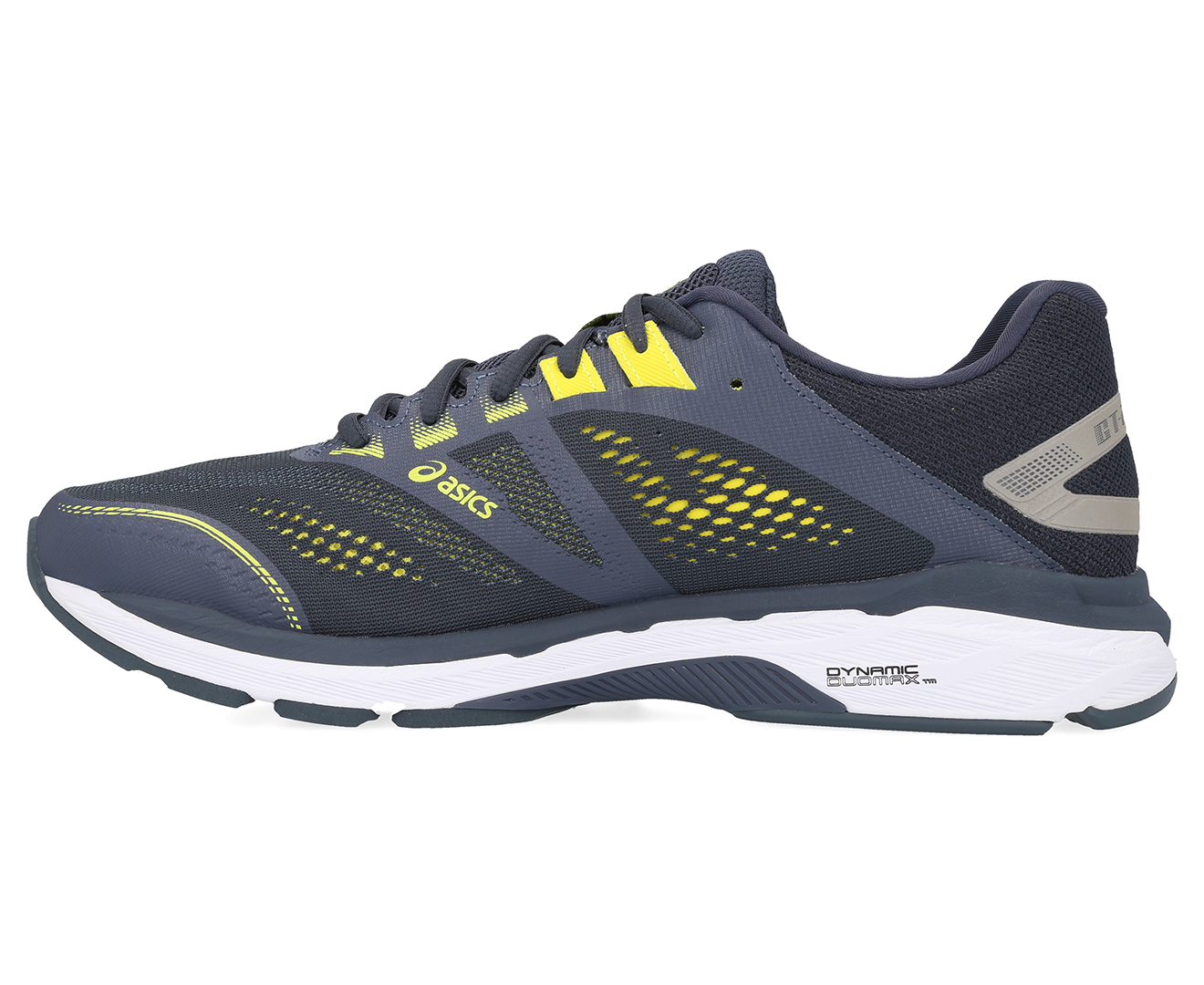 ASICS Men's GT-2000 7 Wide Fit (2E) Running Shoes - Tarmac/Lemon Spark ...
