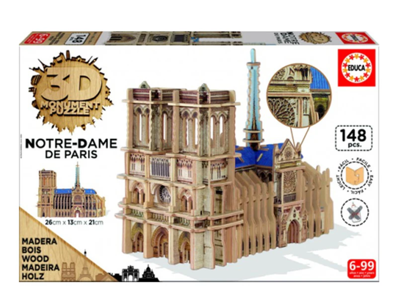 Educa Notre-Dame De Paris 3D Monument Puzzle