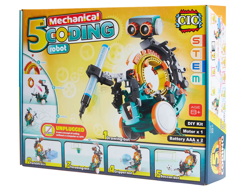 CIC 5-In-1 Mechanical Coding Robot