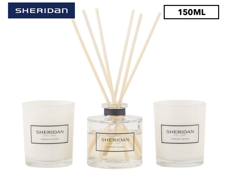 Sheridan Midnight Bloom Diffuser & Candles Gift Set 