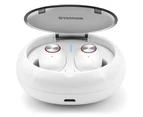 Alfawise V5 TWS Wireless Mini Earbuds Bluetooth 5.0 Headphone Stereo Bilateral Earphones with Portable Charging Dock