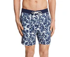 Michael Bastian Blue Mens US Size Small S Printed Swimwear Trunks