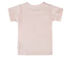 Bonds Originals Baby Aussie Cotton Tee / T-Shirt / Tshirt - Puffer Fish Pink