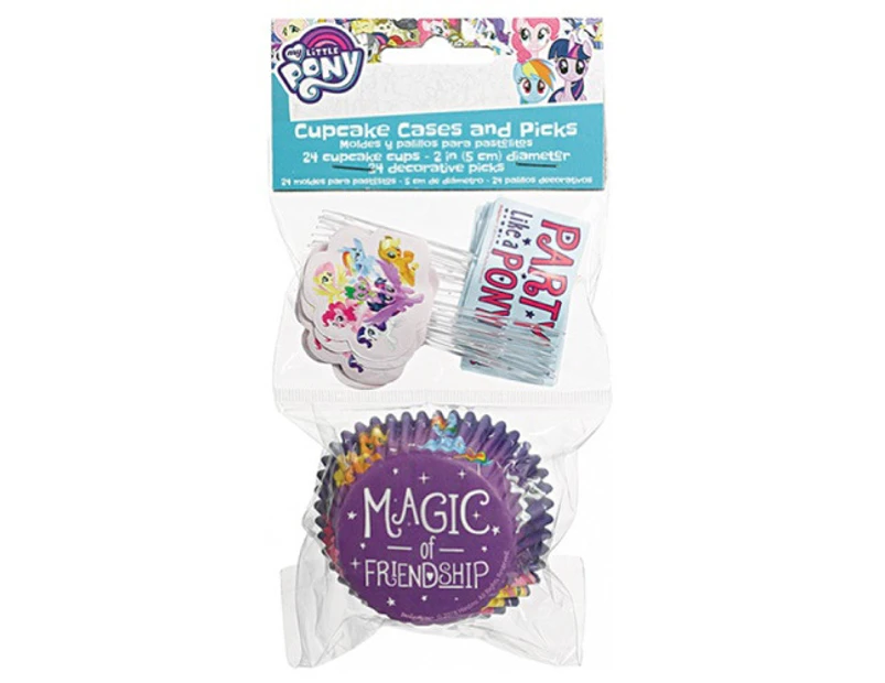 My Little Pony Cupcake Decorating Kit Pack of 48