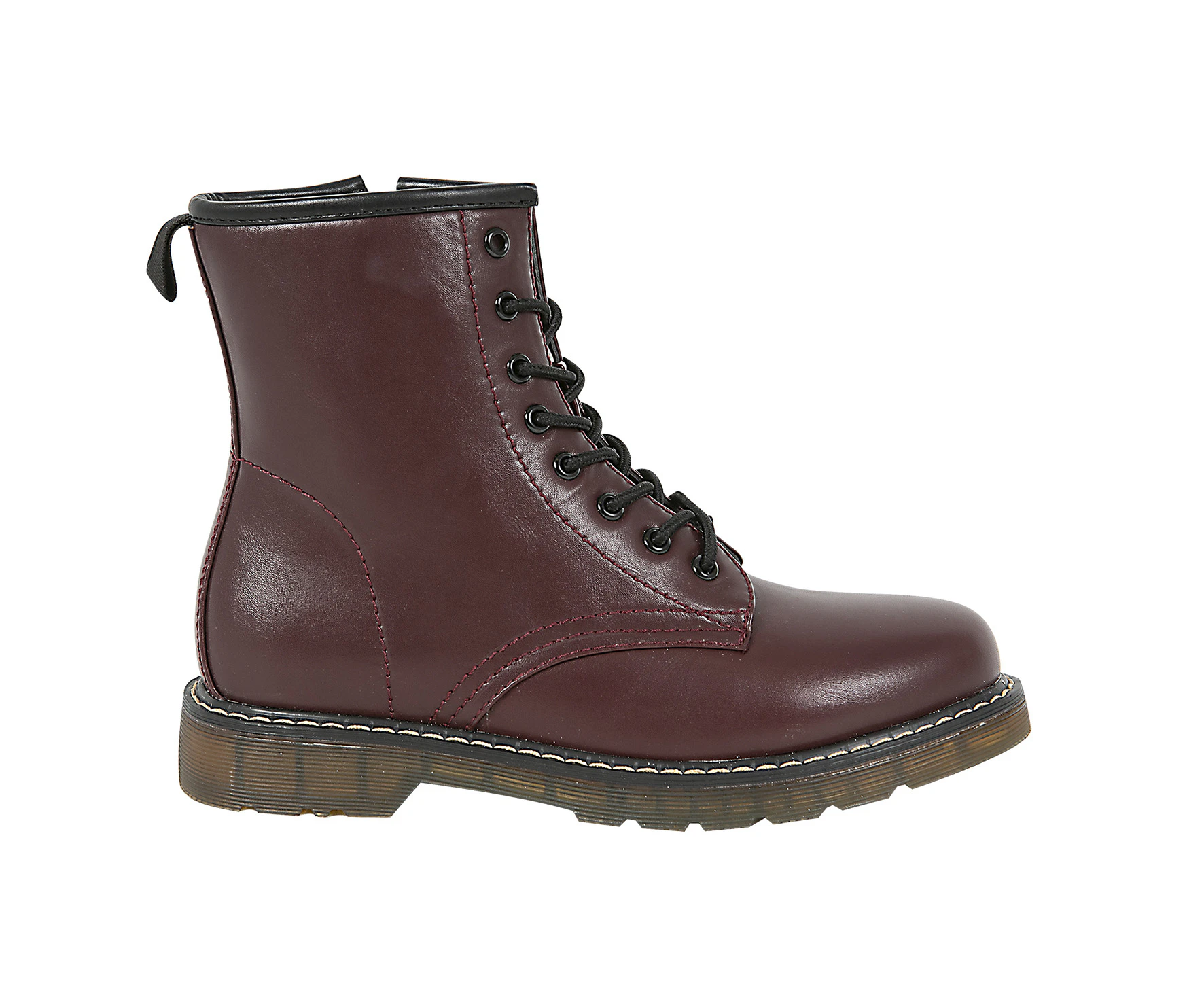 Resist Wildire Combat Biker Ankle Boots Women's - Burgundy