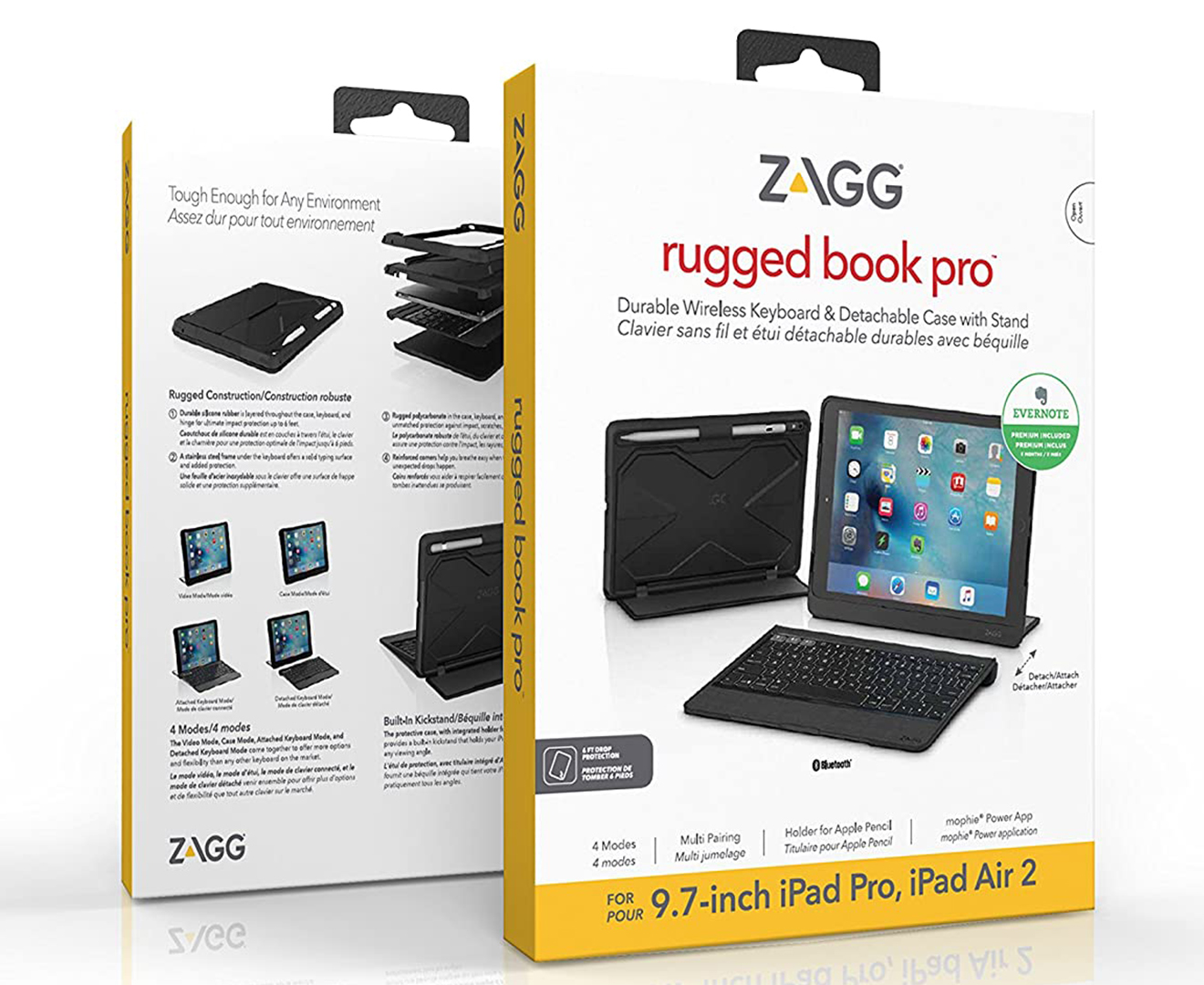 ZAGG Rugged Book Pro Keyboard Case For iPad Pro 9.7