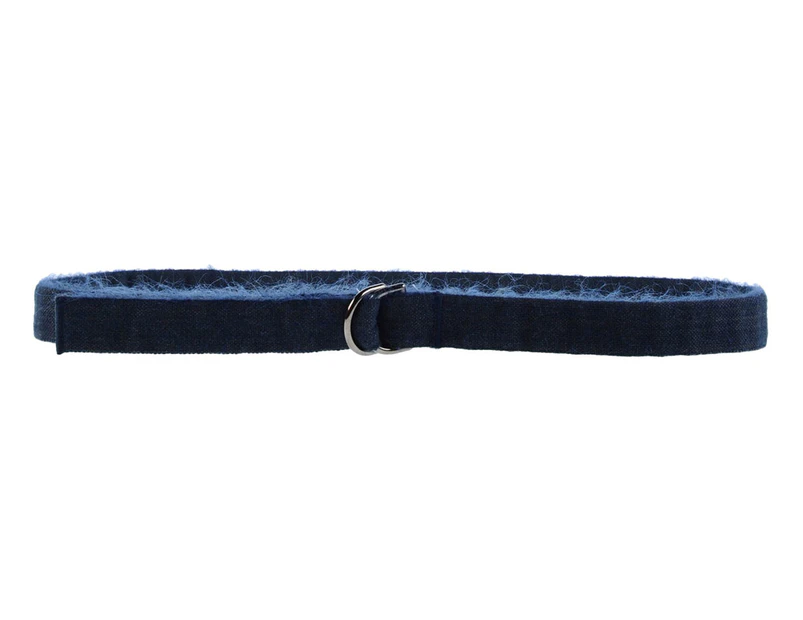 Mauro Grifoni Women's Flannel Belt - Dark Blue