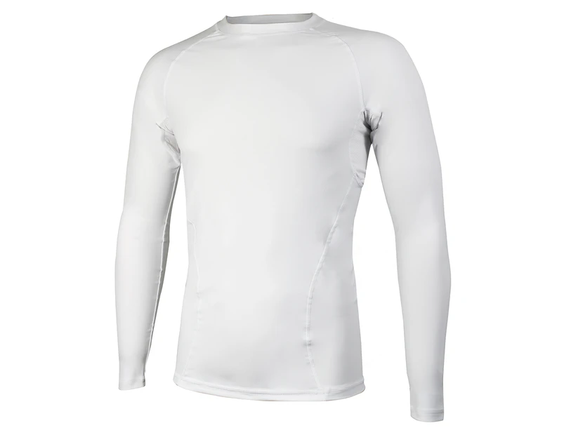 Russell Athletic Men's Compression Long Sleeve Training T-Shirt - White