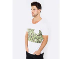 Find me in the Woods Tee for Men - White