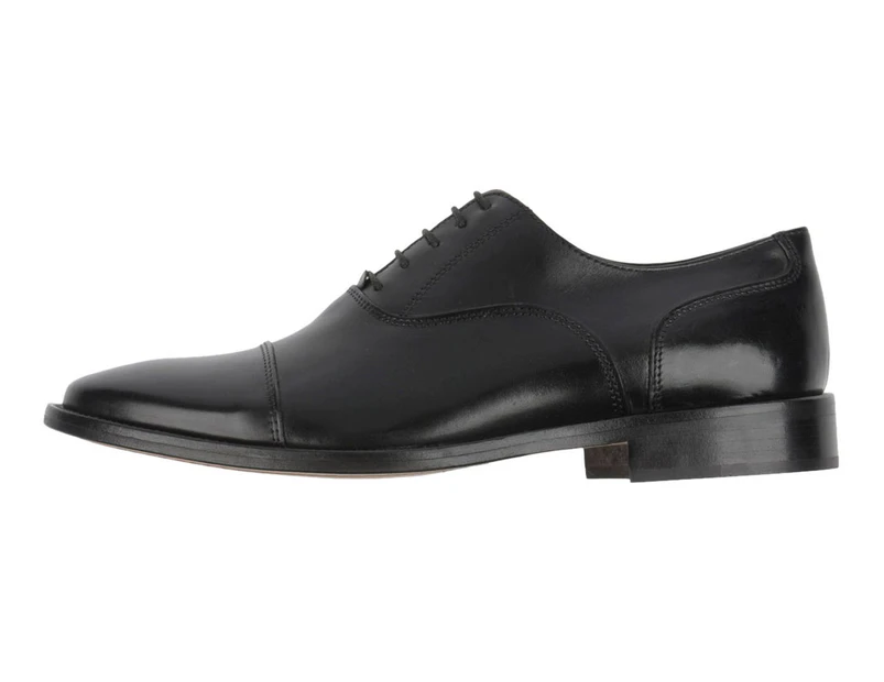 Fabrizio Mancini Men's Leather Dress Shoe - Black