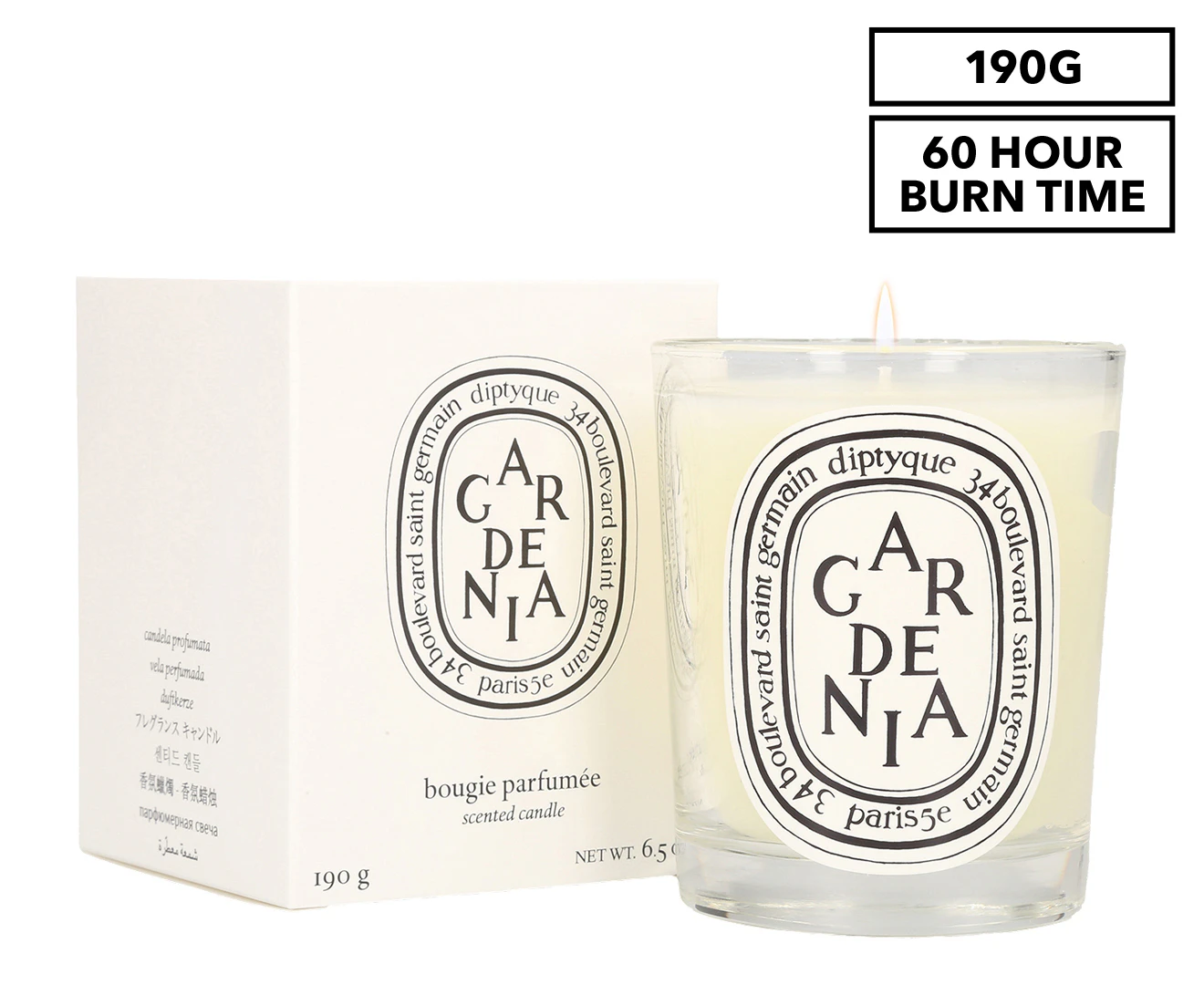 Diptyque Gardenia Scented Candle 190g