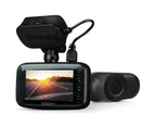 Uniden IGO CAM 50R GPS Car Dashcam, 2.7" FHD Colour Display, Ultra Angle Lens, G-Sensor, Motion Detection Infrared Nightvision, DUAL CAMERA - 2 Chann