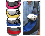 CoolBELL Portable Middle Size Pet Sling Bag-Rose red