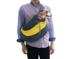 CoolBELL Portable Middle Size Pet Sling Bag-Yellow