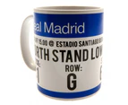 Real Madrid CF Ticket Mug (White/Blue) - TA2674