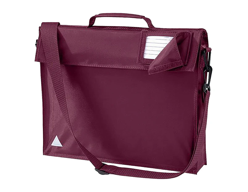 Quadra Junior Book Bag With Strap (Pack of 2) (Burgundy) - BC4337