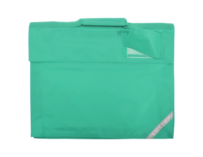 Quadra Junior Book Bag - 5 Litres (Pack of 2) (Emerald) - BC4340