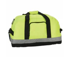 Shugon Seattle Workwear Hi-Vis Holdall / Duffle Bag - 50 Litres (Pack of 2) (Hi-Vis Yellow) - BC4331