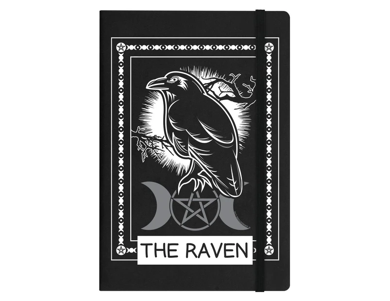 Grindstore The Raven A5 Hard Cover Notebook (Black) - GR1293