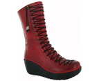 Riva Petrel Calf Length Boot / Ladies Boots / Ladies Other Boots (RED) - FS1008